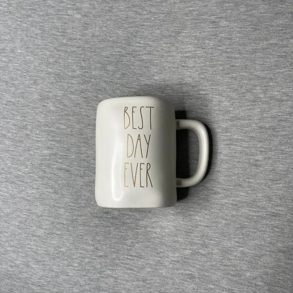 Rae Dunn Artisan Collection by Magenta Best Day Ever Coffee Mug